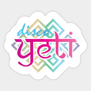 Disco Yeti Sticker